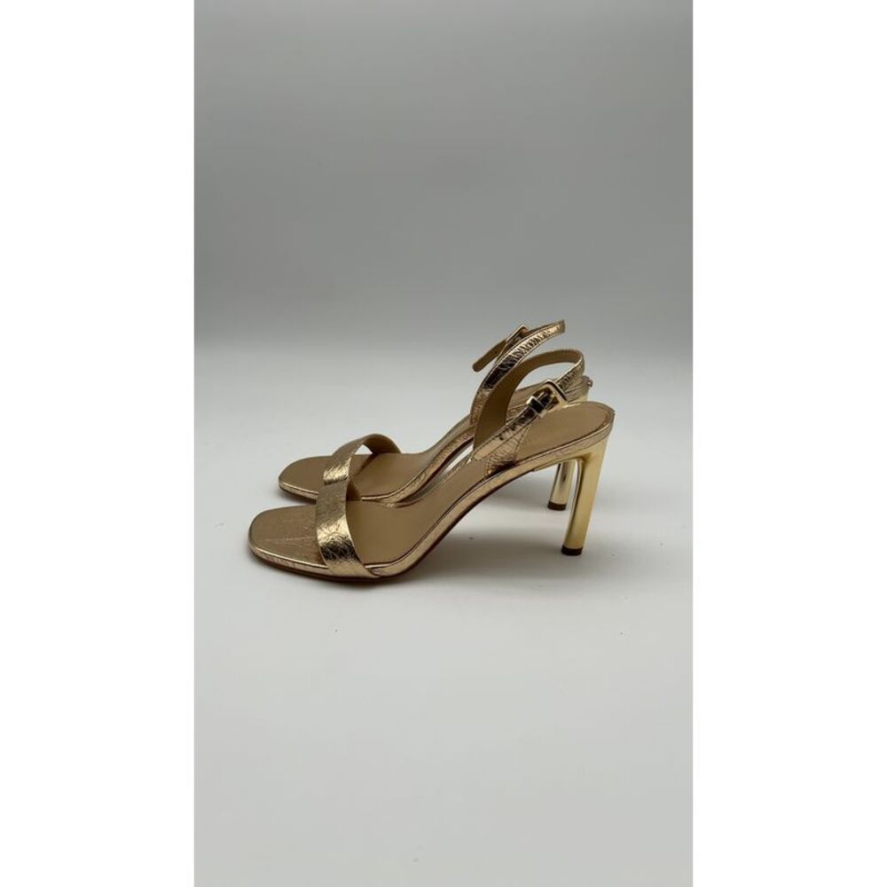 Michael Kors Metallic Gold Strappy High Heel Sandals